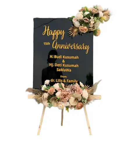 Papan Bunga Akrilik Asahan